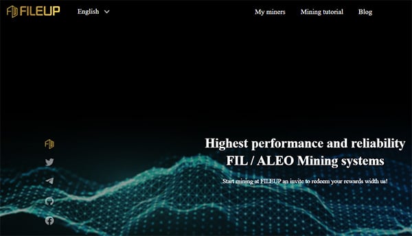 Tham gia mining Aleo token